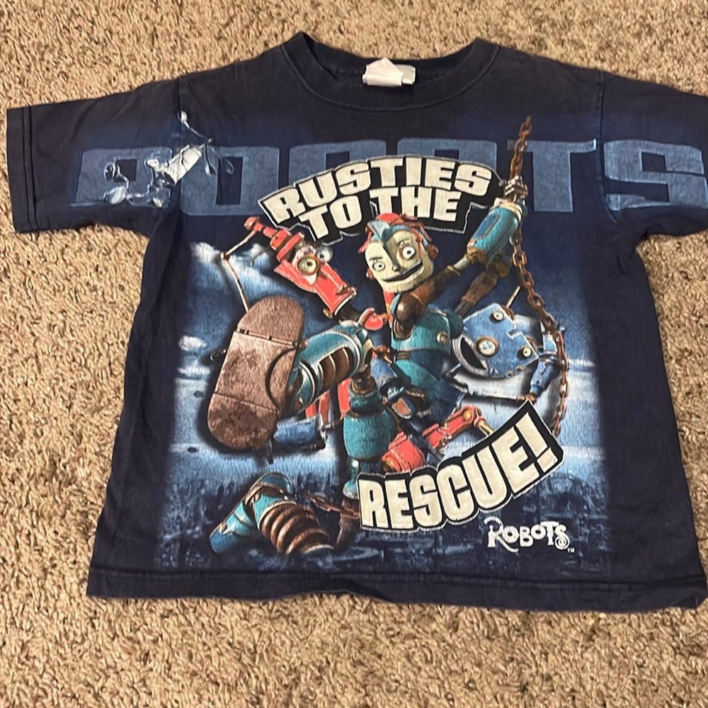 Vintage robots shirt